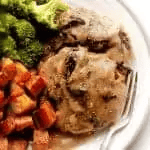 Ground Chicken Salisbury Steak